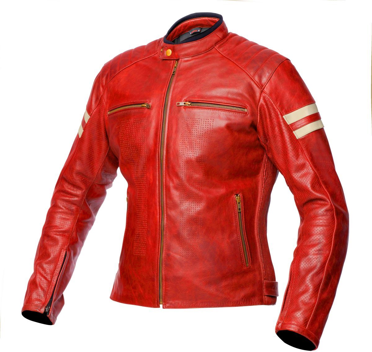 Chaqueta de cuero para moto SPYKE MILANO LADY 2.0 Talla 46