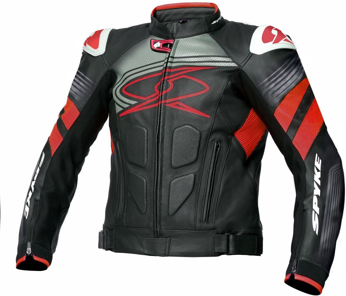 Chaqueta de cuero para moto SPYKE ESTORIL EVO Talla 50