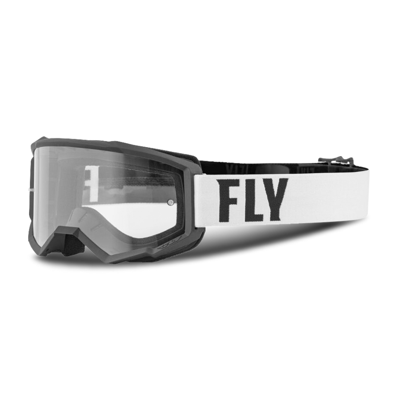 FLY Racing Gafas de Cross  Focus Grafito-Transparente