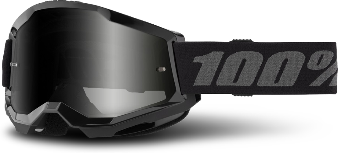 100% Gafas de Cross  Strata 2 Negras