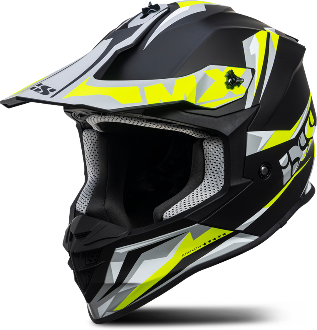 iXS Casco de Cross  362 2.0 Amarillo-Negro