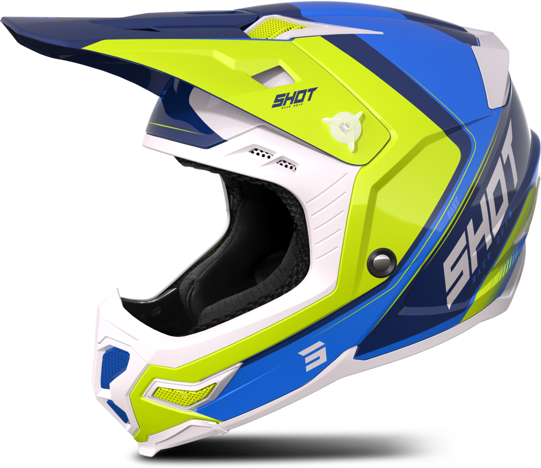 Shot Race Gear Casco de Cross Shot Core Fast Mips® Azul Pearly