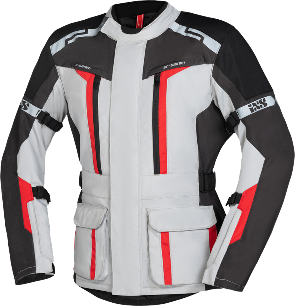 iXS Chaqueta de Moto  Tour Evans-ST 2.0 Gris-Rojo