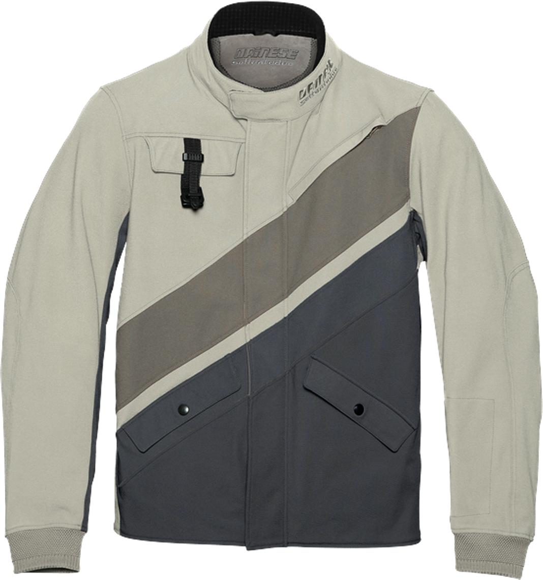 Dainese Chaqueta de Moto  Kayes Gris Pluma-Marrón-Ébano