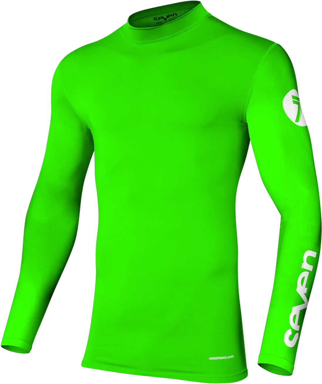 Seven Camiseta de Cross Niño  Zero Compression Verde Fluo