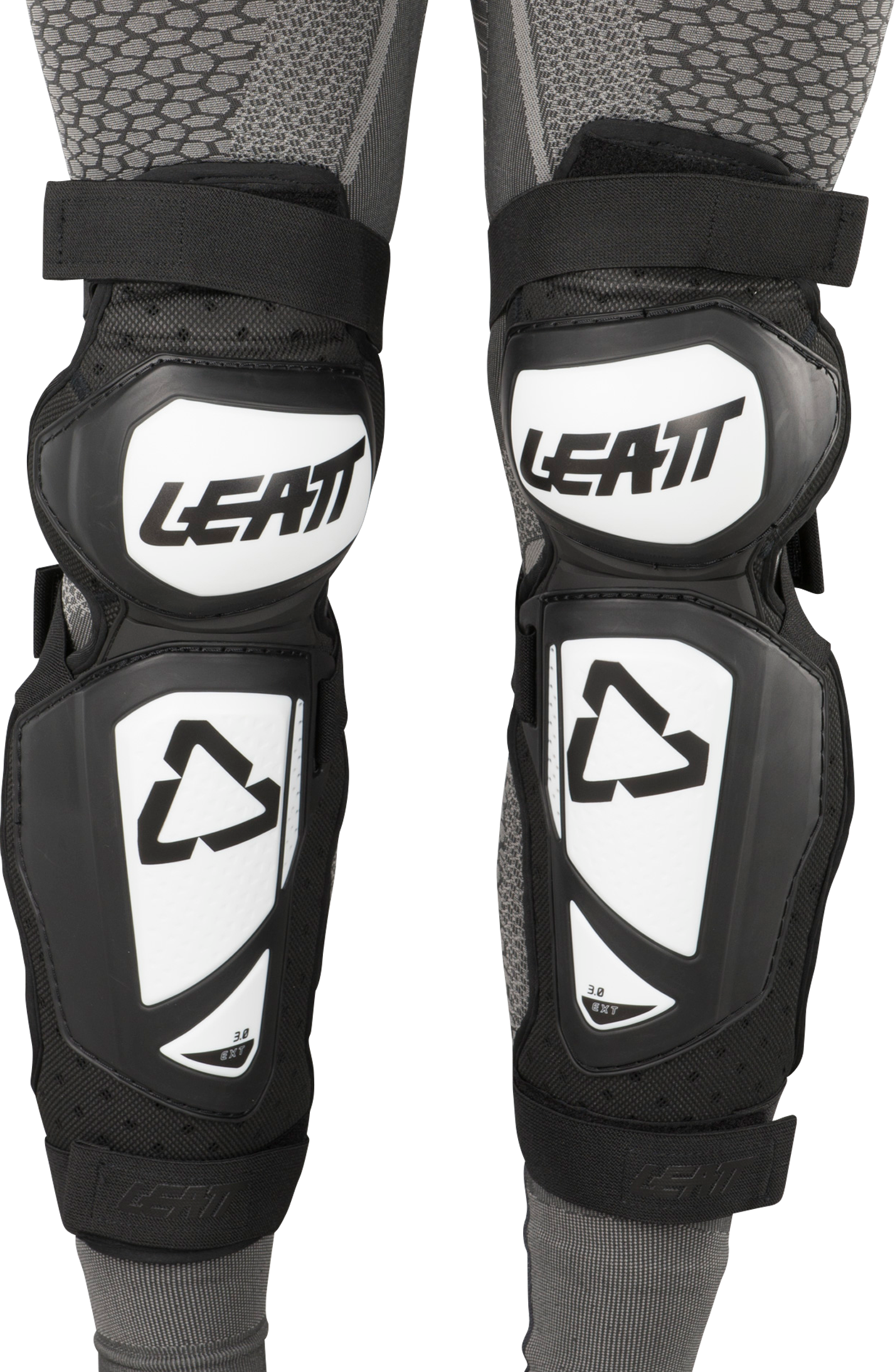 Leatt Rodilleras  3.0 EXT Blanco-Negro