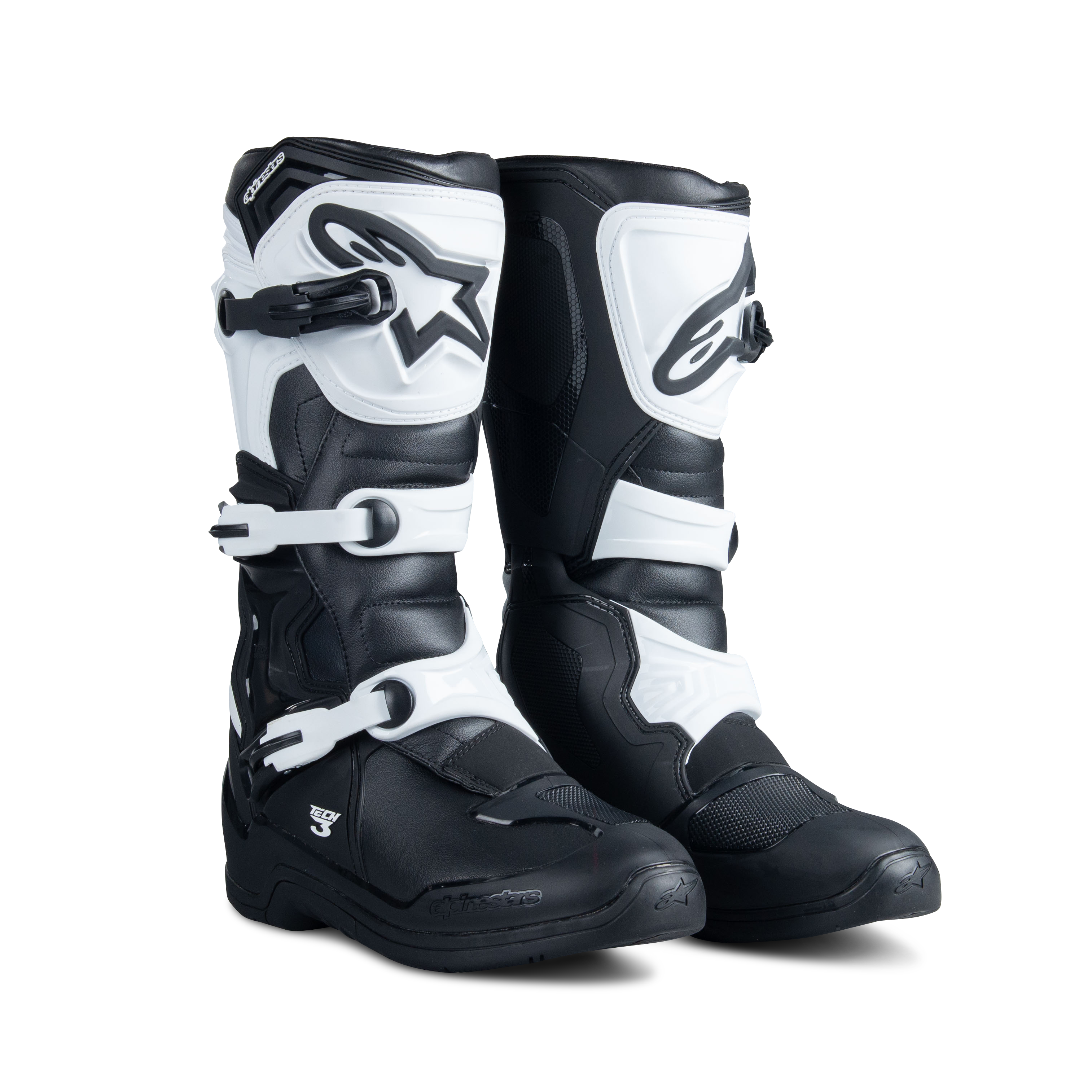 Alpinestars Botas de cross  Tech 3 Negro-Blanco