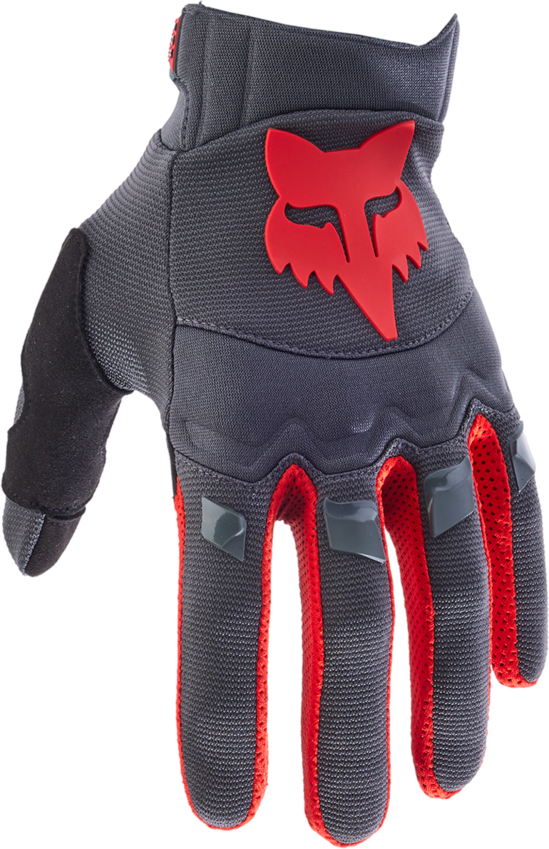 FOX Guantes de Cross  Dirtpaw CE Gris-Rojo