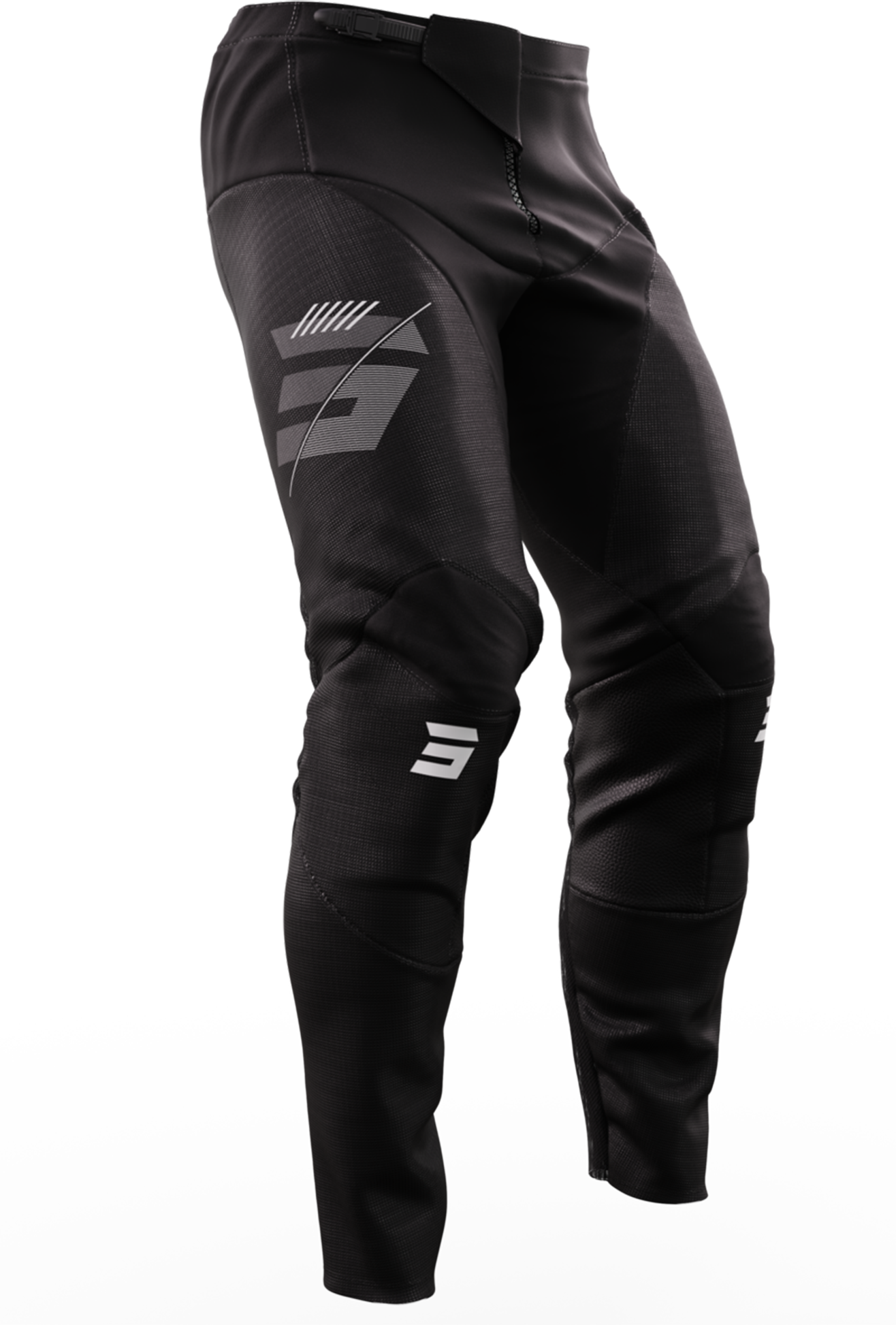 Shot Race Gear Pantalones de Cross Shot Speck Gris-Negro