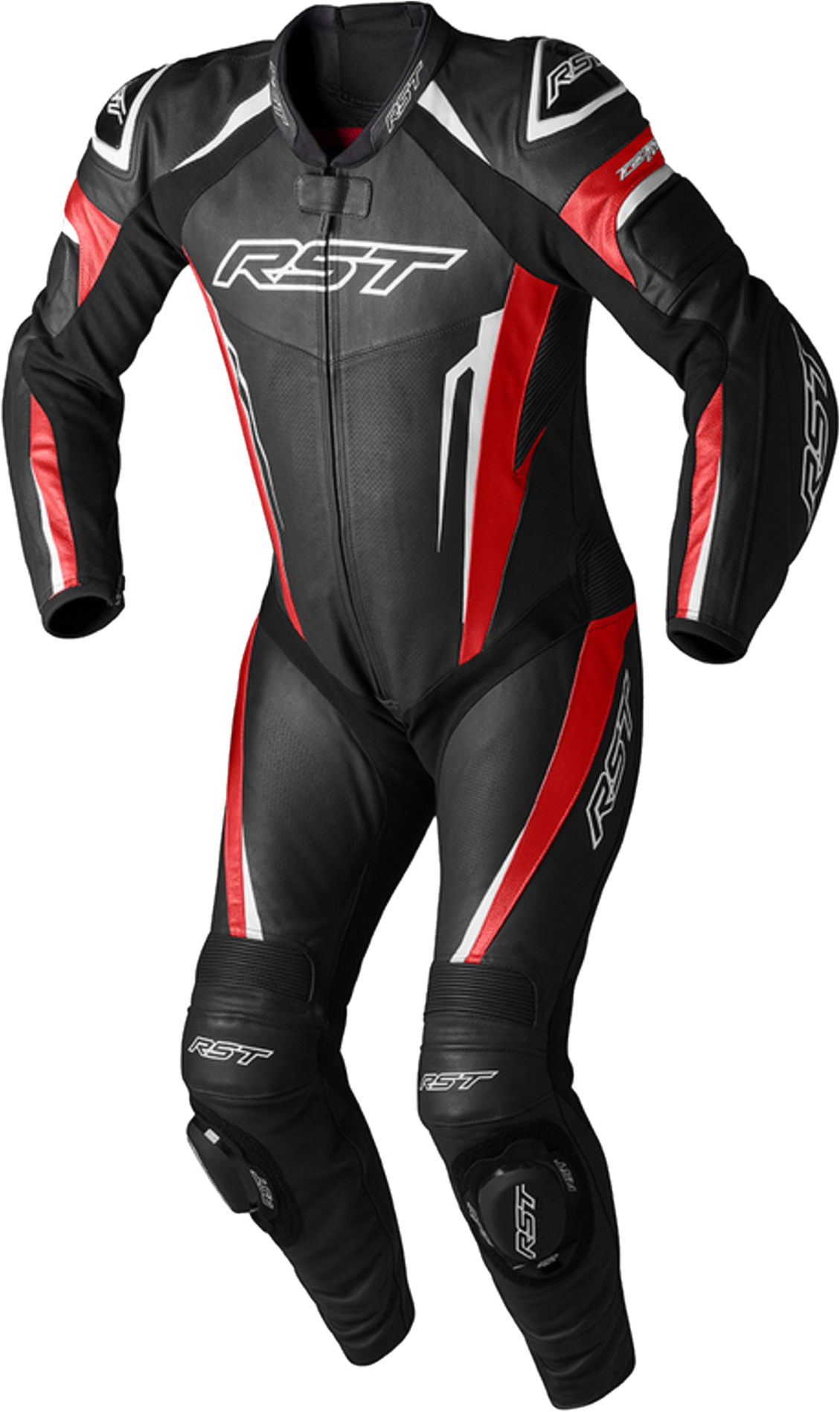 RST Mono de Cuero  Trachtech Evo 5 Rojo-Negro-Blanco