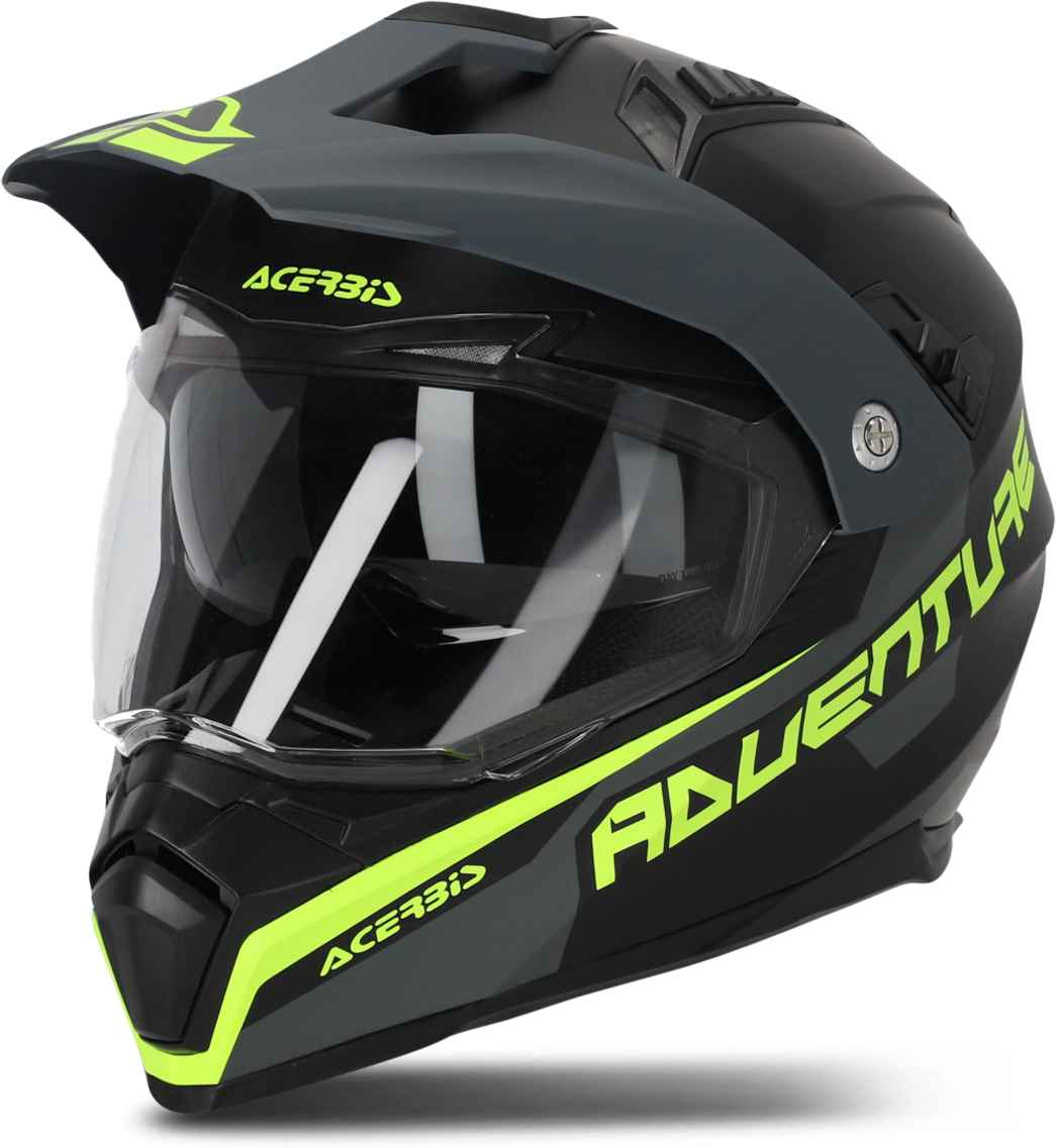 Acerbis Casco Adventure  Flip FS-606 Negro-Gris