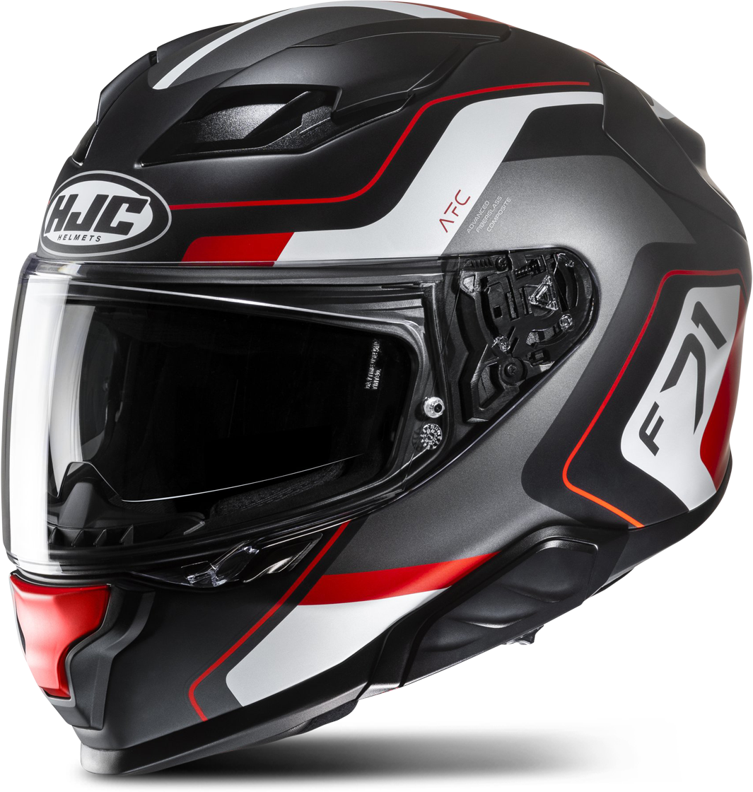 HJC Casco Integral  F71 Arcan MC1SF Negro-Blanco-Gris