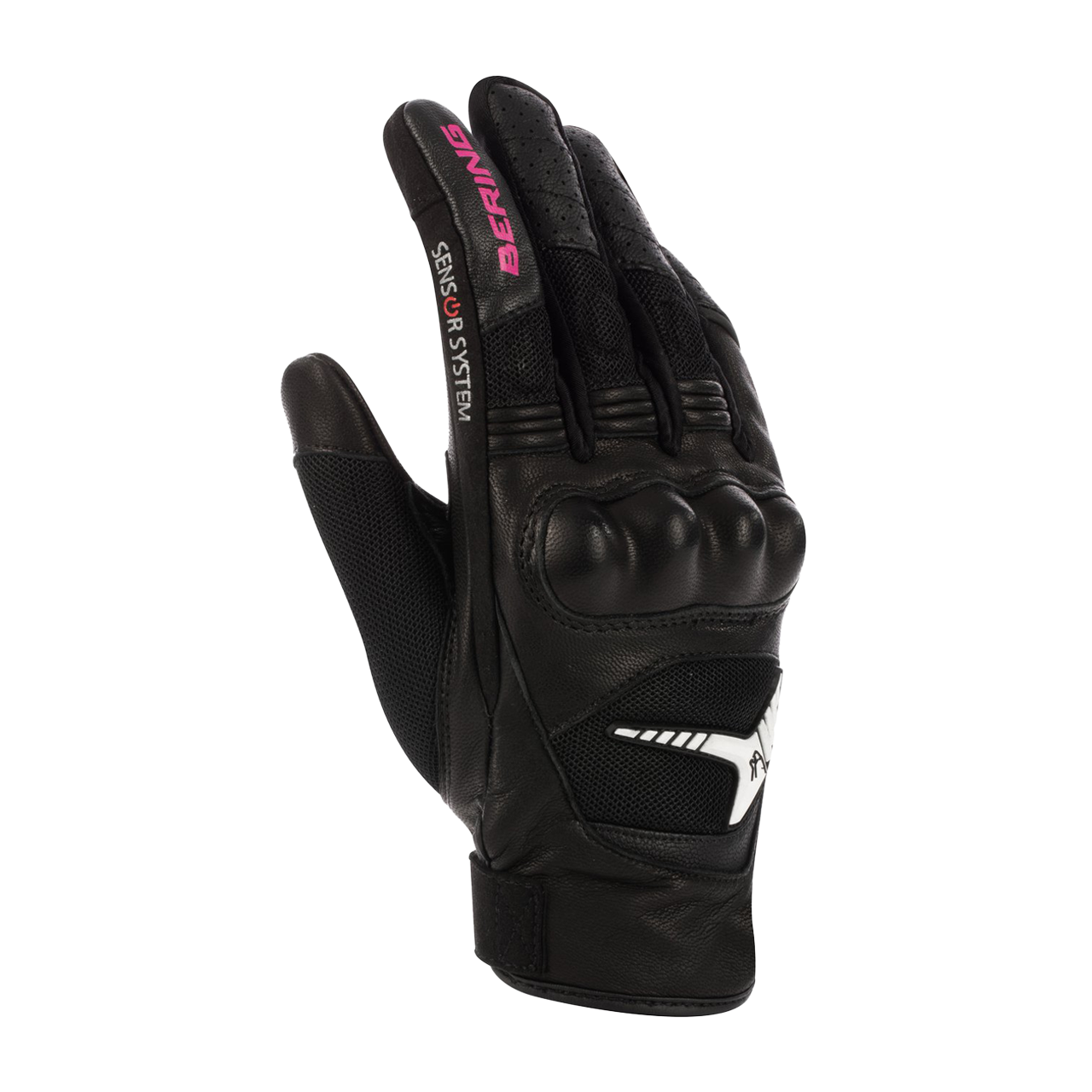 Bering Guantes de Moto para Mujer  Lady Kelly Fucsia-Negro