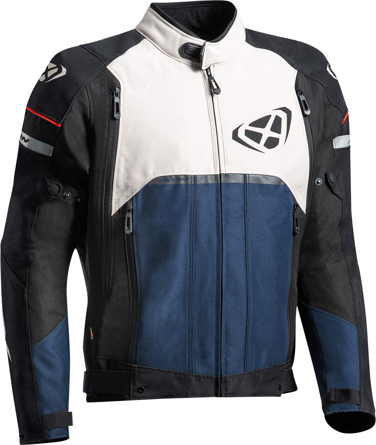 Ixon Chaqueta de Moto  Allroad Beige-Azul-Negro