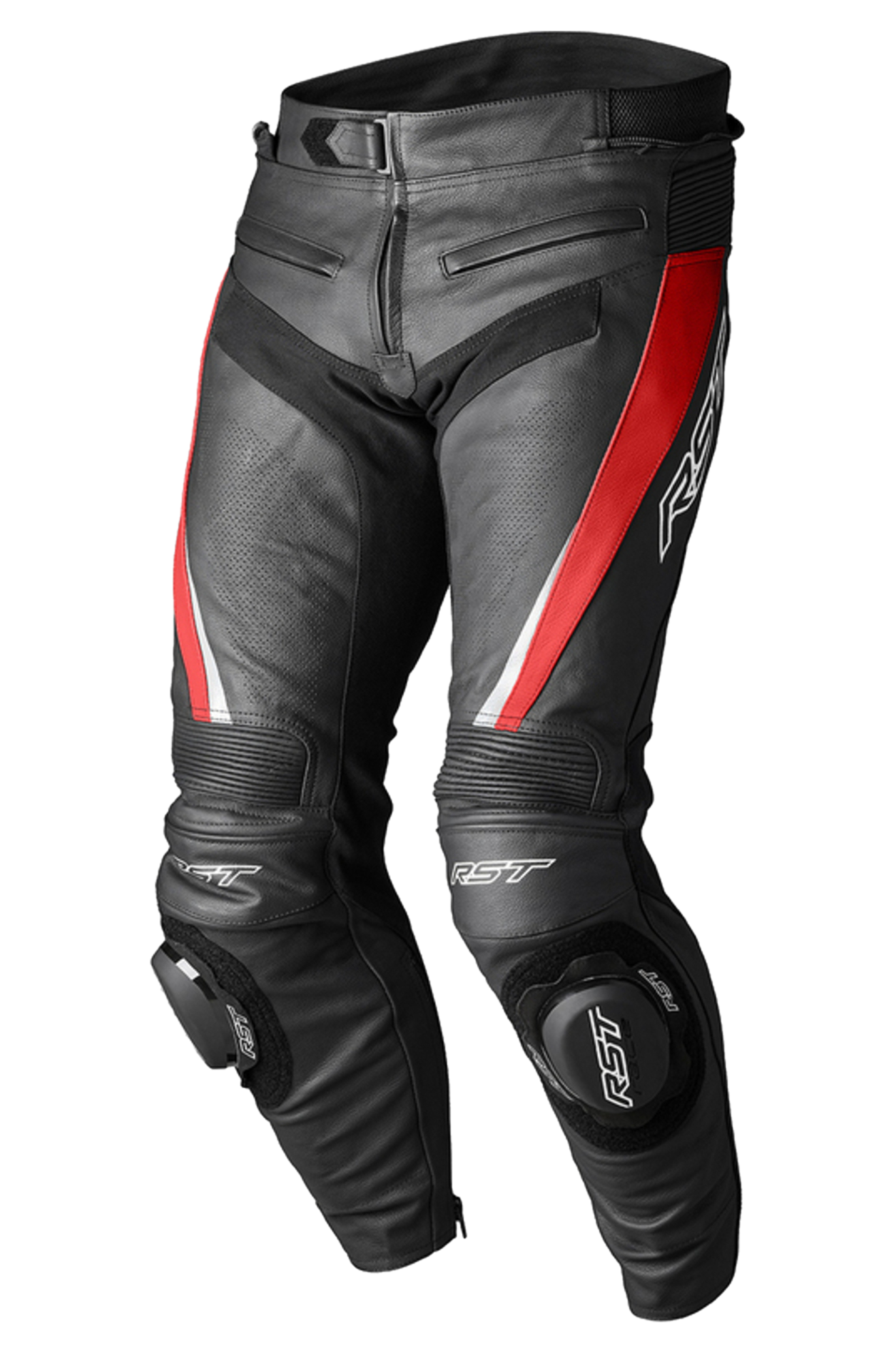RST Pantalones de Moto  Tractech Evo 5 Rojo-Negro-Blanco