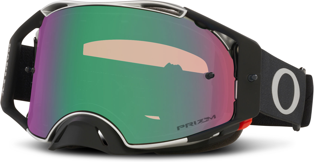 Oakley Gafas de Cross  Airbrake Tuff Blocks Gunmetal Negro Prizm Jade