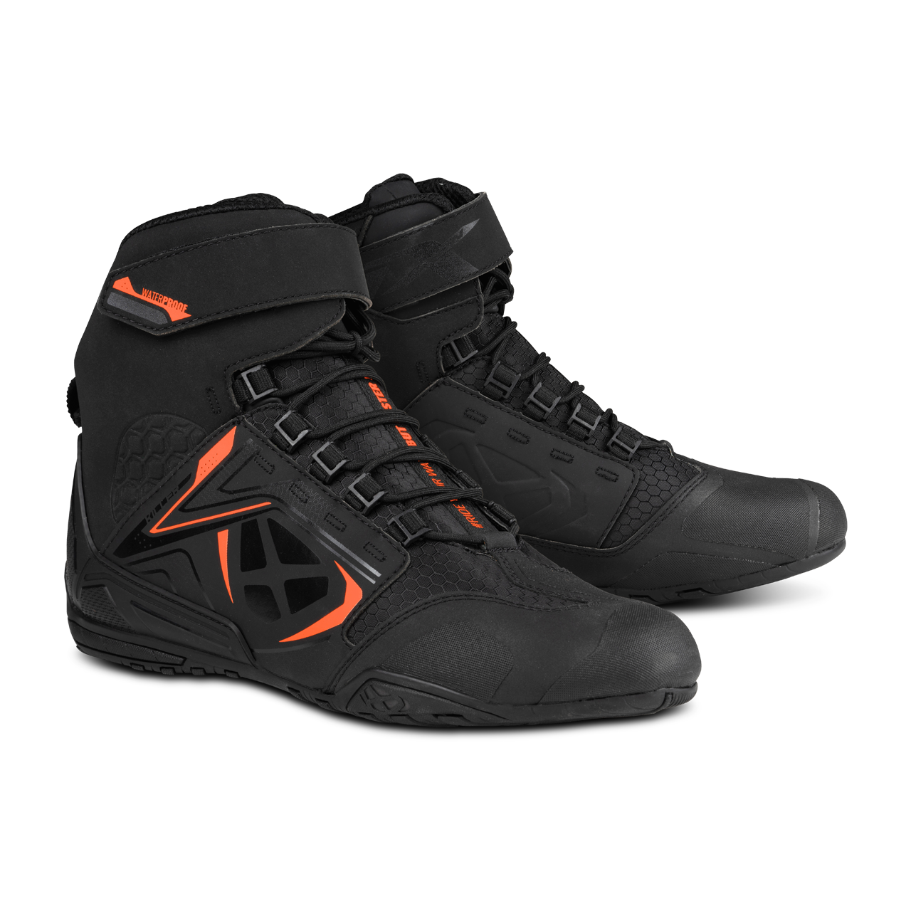Ixon Zapatillas de Moto  Killer WP Negro-Naranja