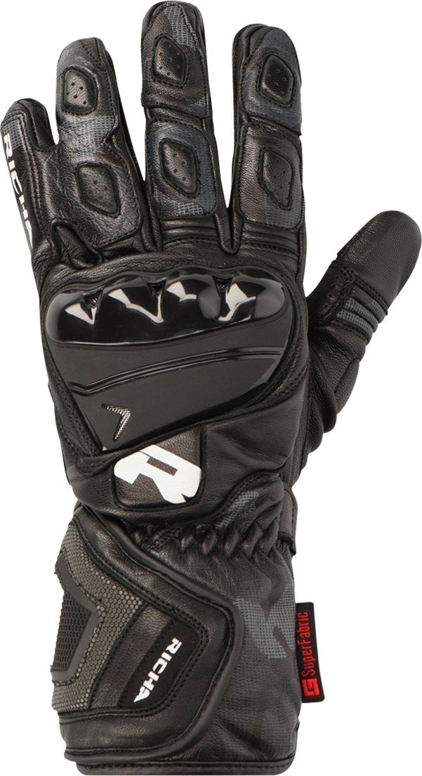 Richa Guantes de Moto  Savage 3 Negro-Camuflaje