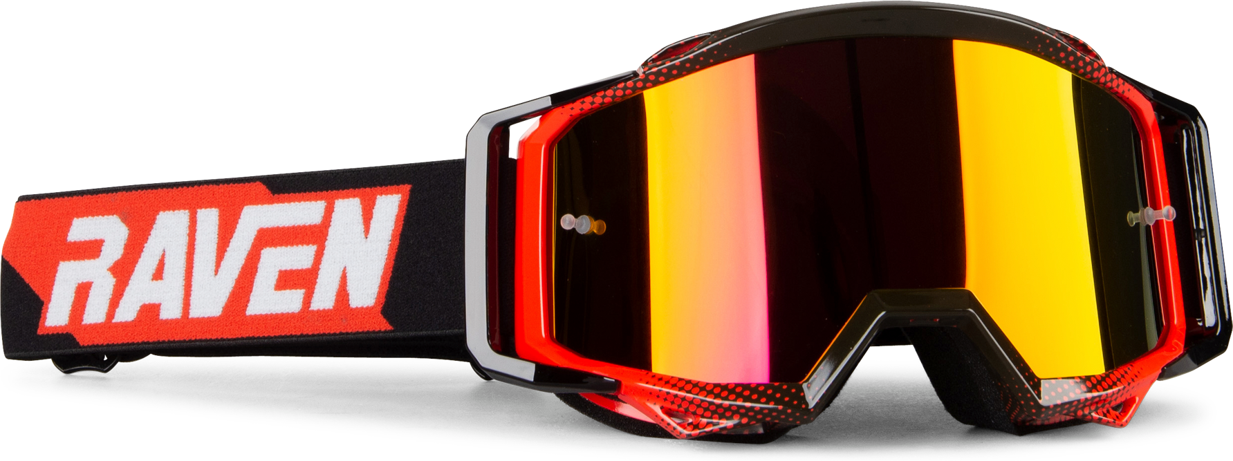 Raven Gafas de Cross  Sniper Crimson Echo - Lente Doble de Espejo Roja