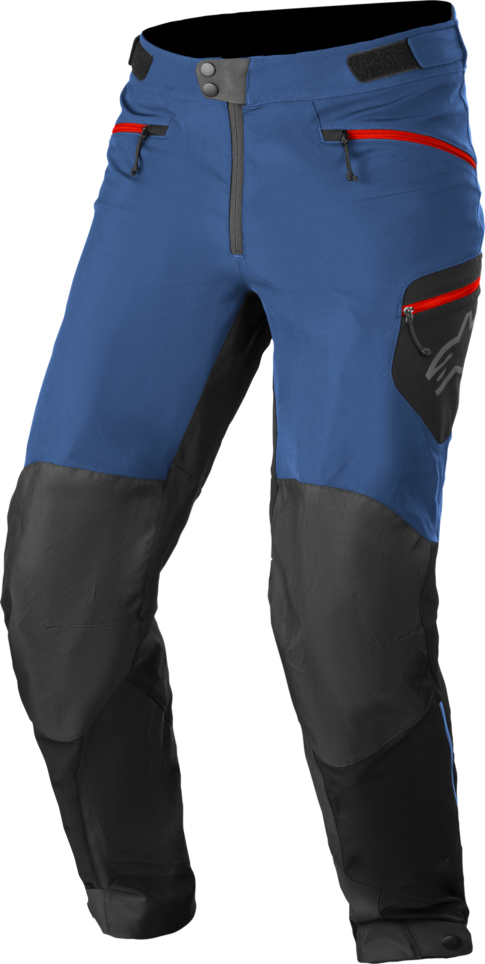 Alpinestars Pantalones de Bici de Montaña  Alps 8.0 Negros-Mid-Azules