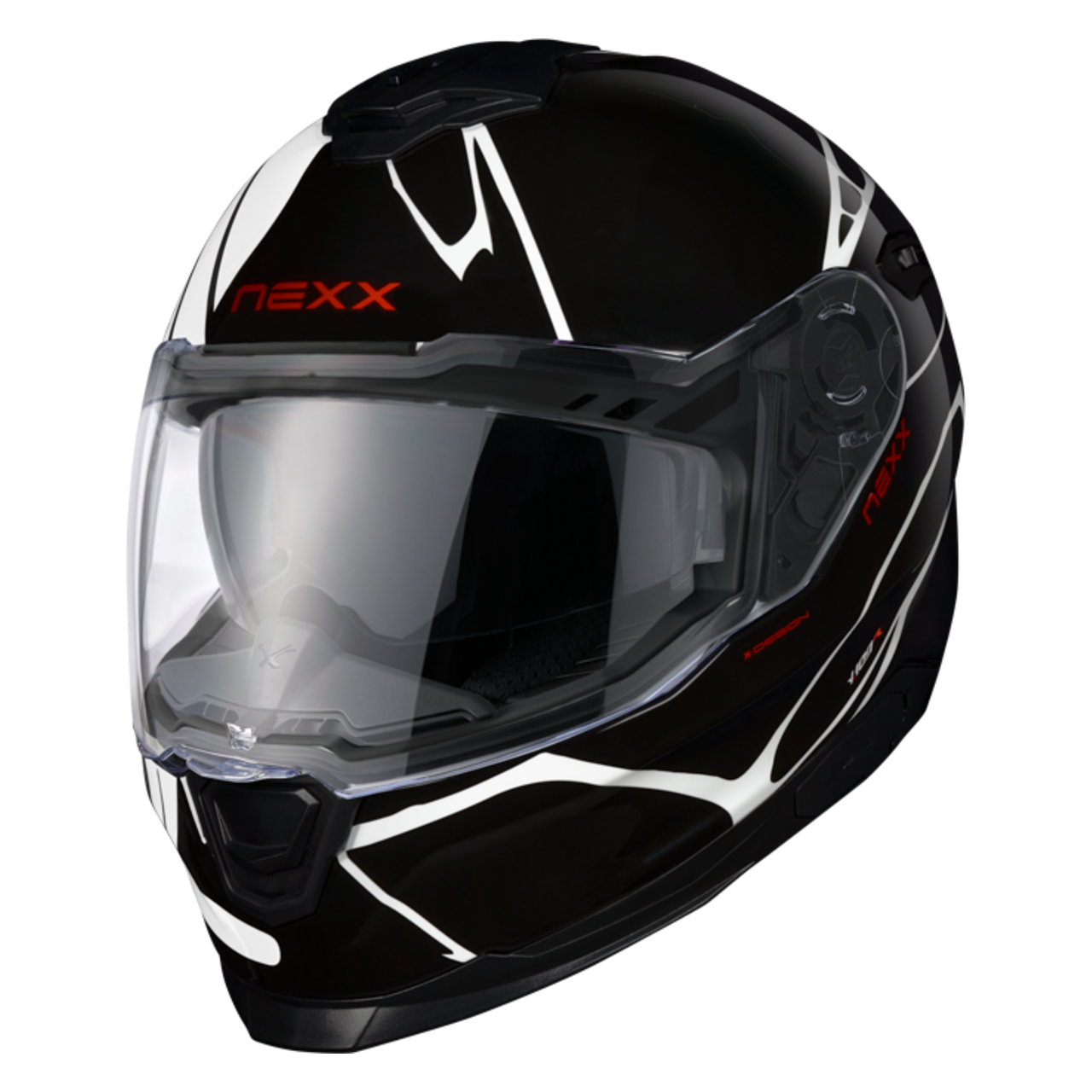 Nexx Casco Integral  Y.100 B-Side Negro-Blanco