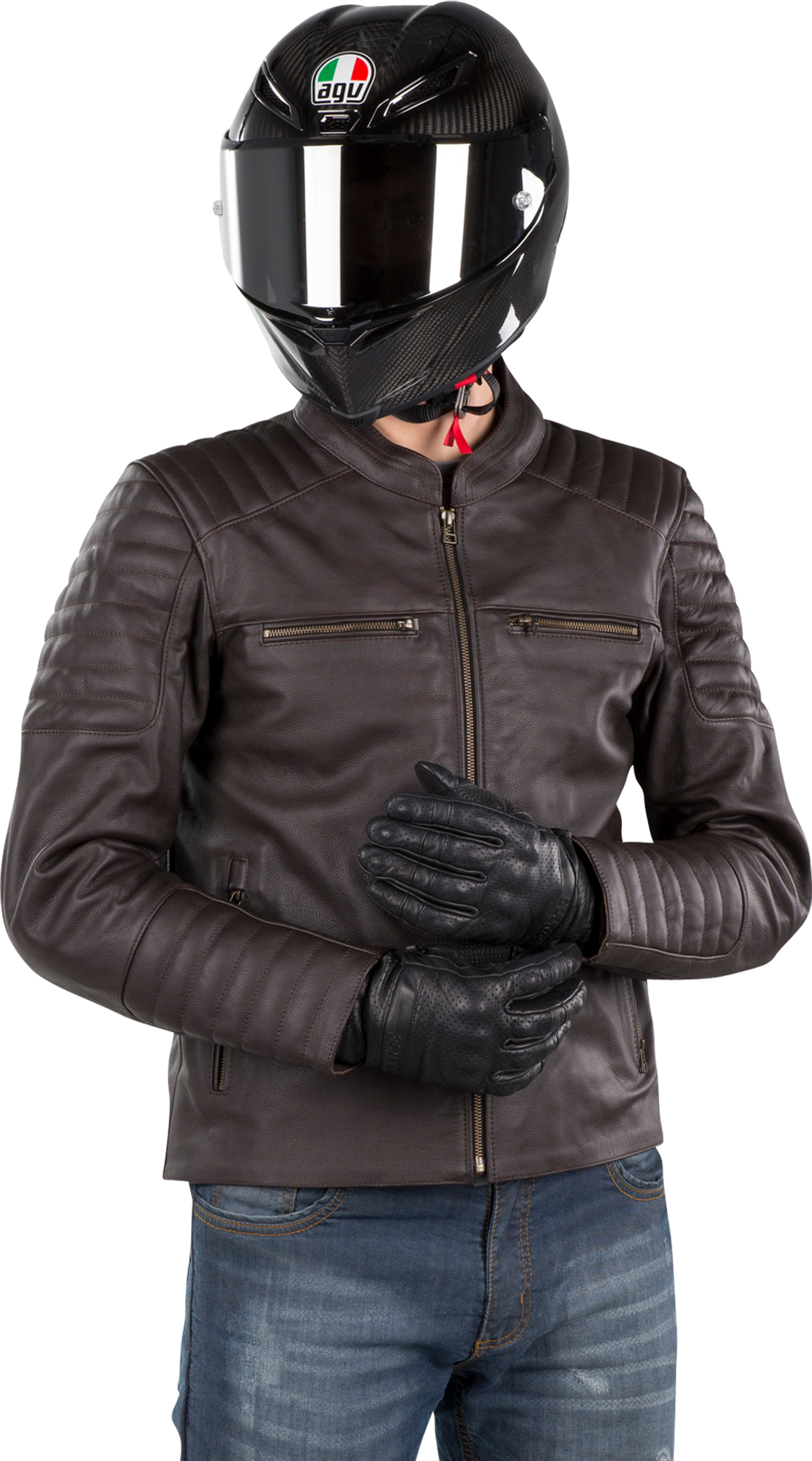 iXS Chaqueta de Moto  Classic LD Dark Marrón