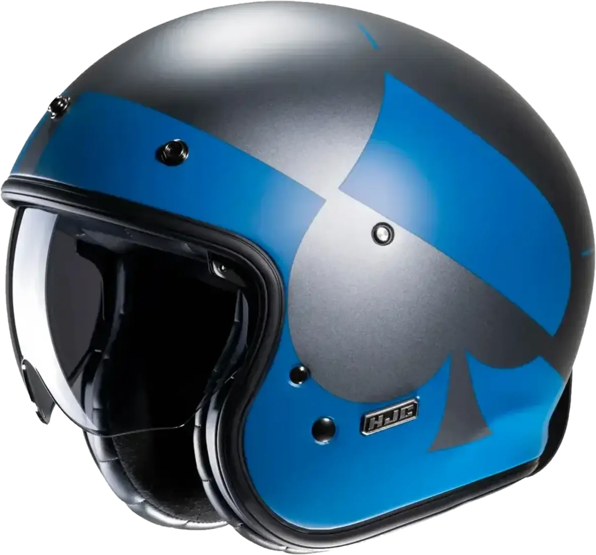 HJC Casco Jet  V31 Kuz Azul-Gris