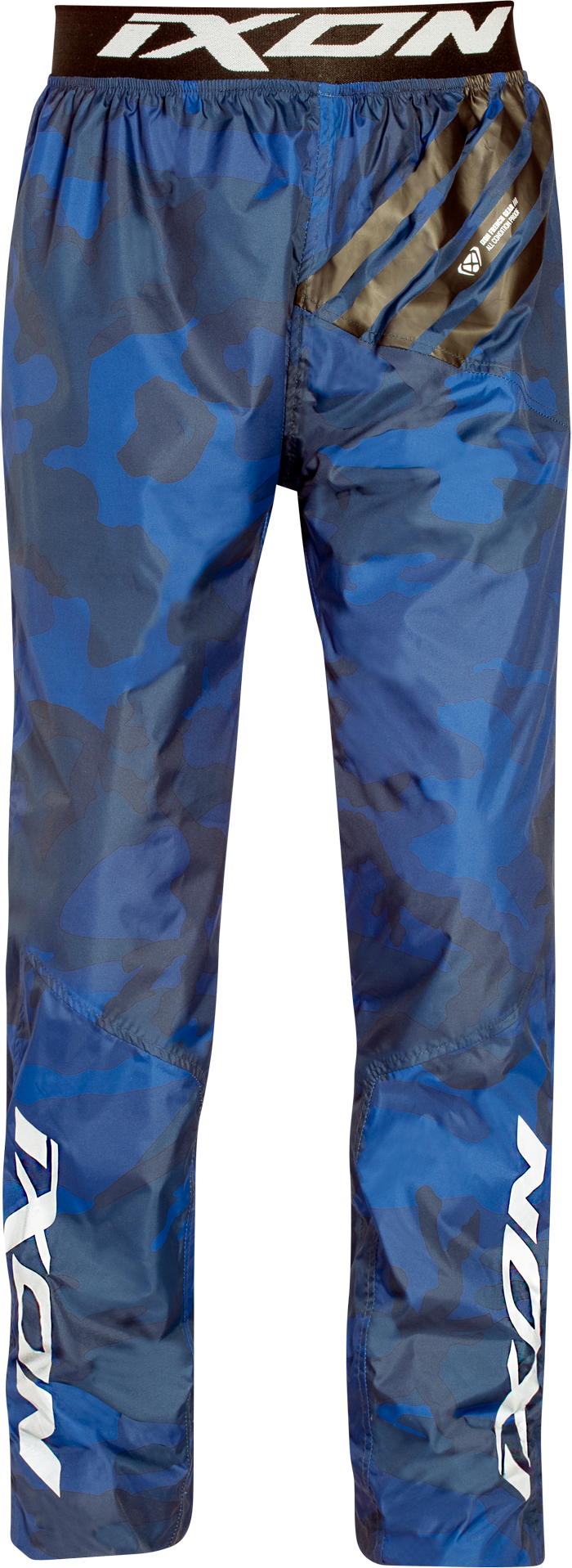 Ixon Pantalones Impermeables  Stripe Azul-Naranja