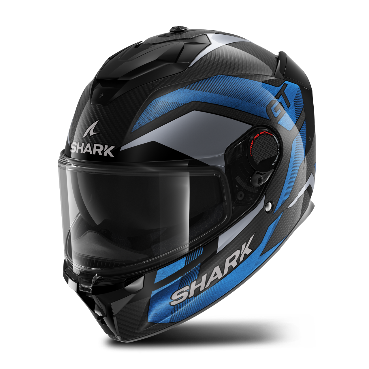 Shark Casco Integral  Spartan GT Pro Carbono-Azul Cromado