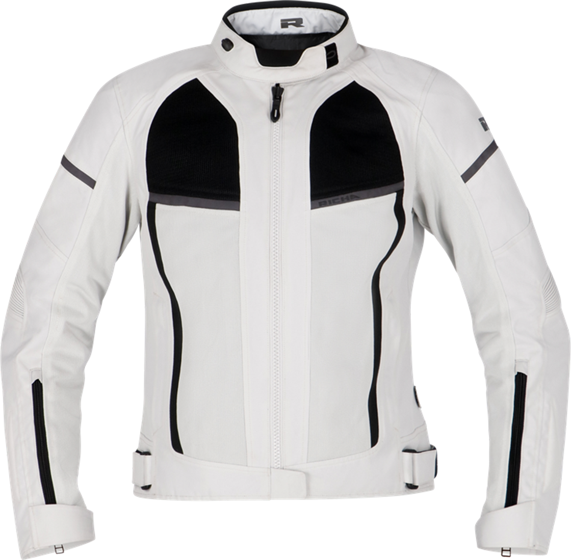 Richa Chaqueta de Moto Mujer  Airstorm WP Gris Claro-Negro