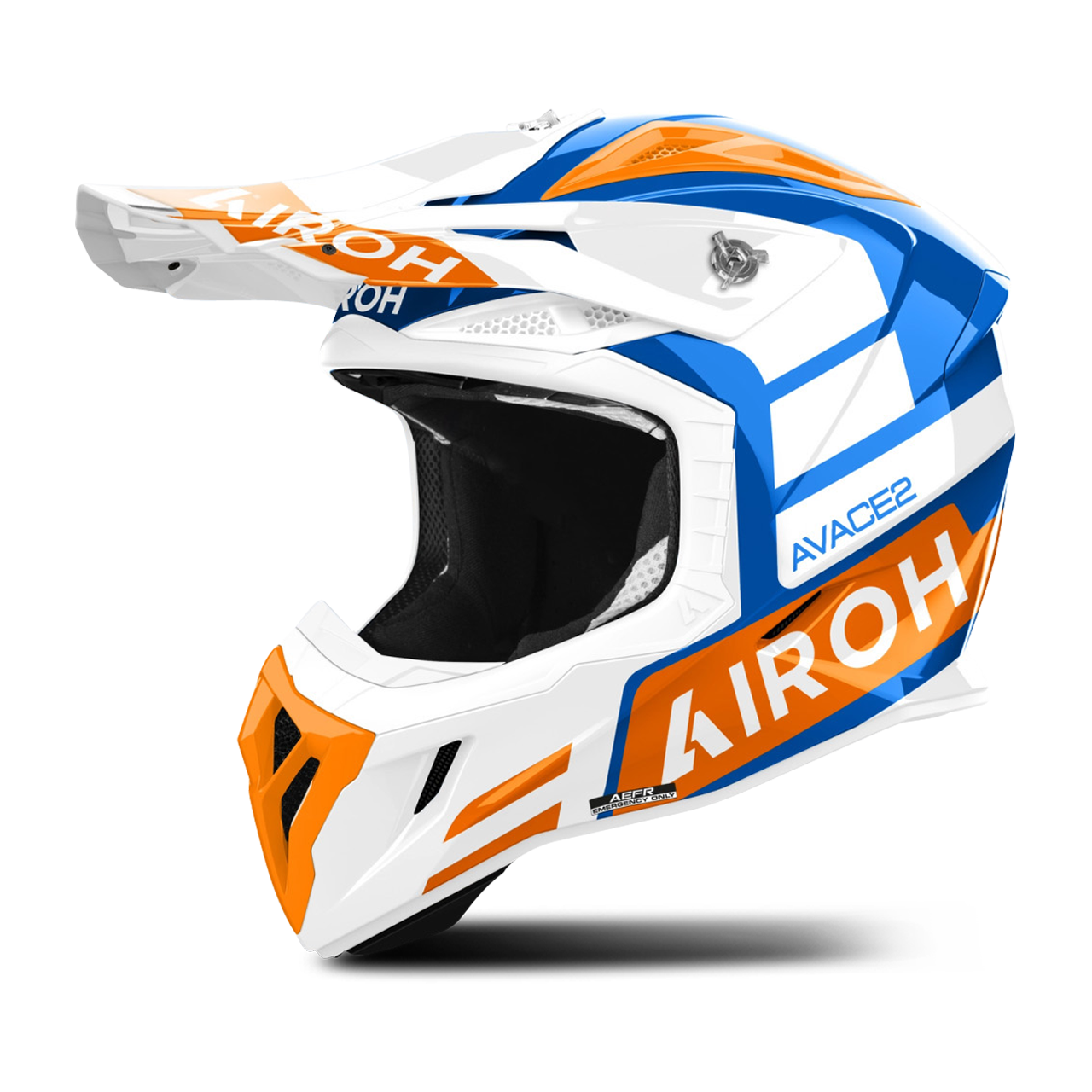 Airoh Casco de Cross  Aviator Ace 2 Naranja Brillante