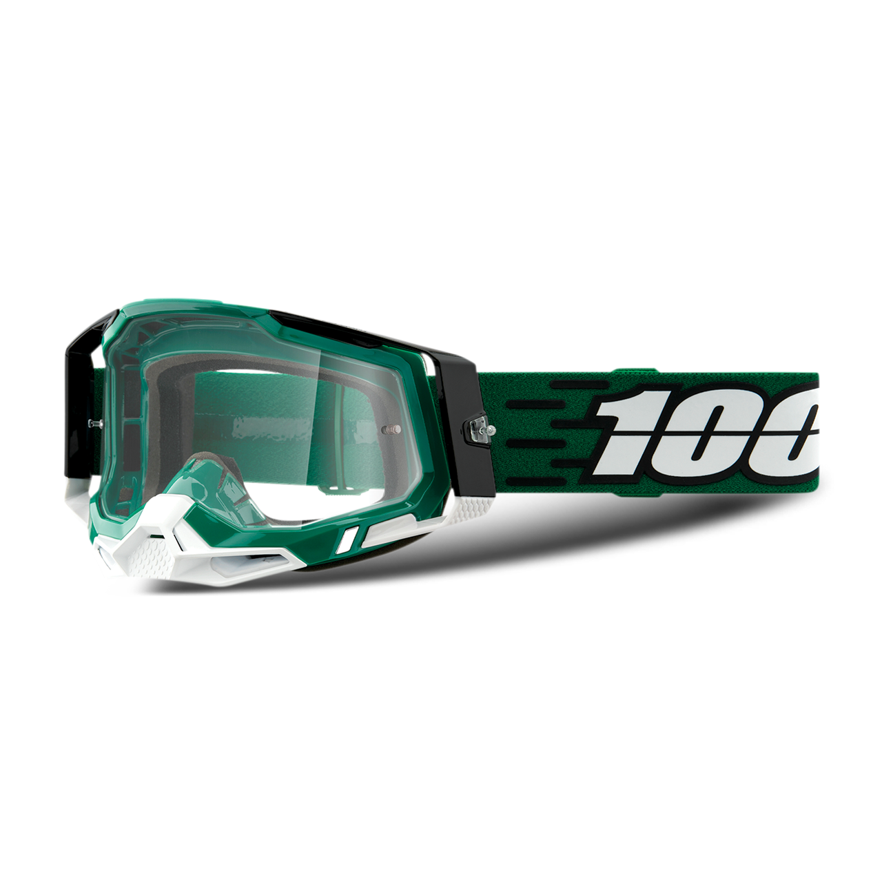 100% Gafas de Cross  Racecraft 2 Milori Negro-Verde