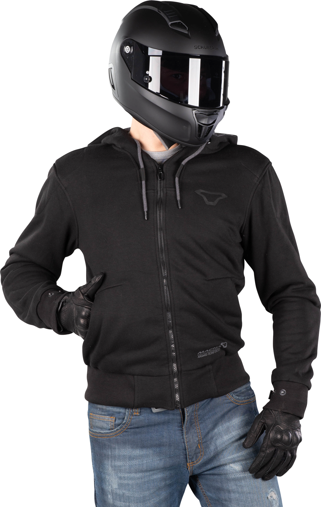 Macna Chaqueta de Moto  Nuclone Negra