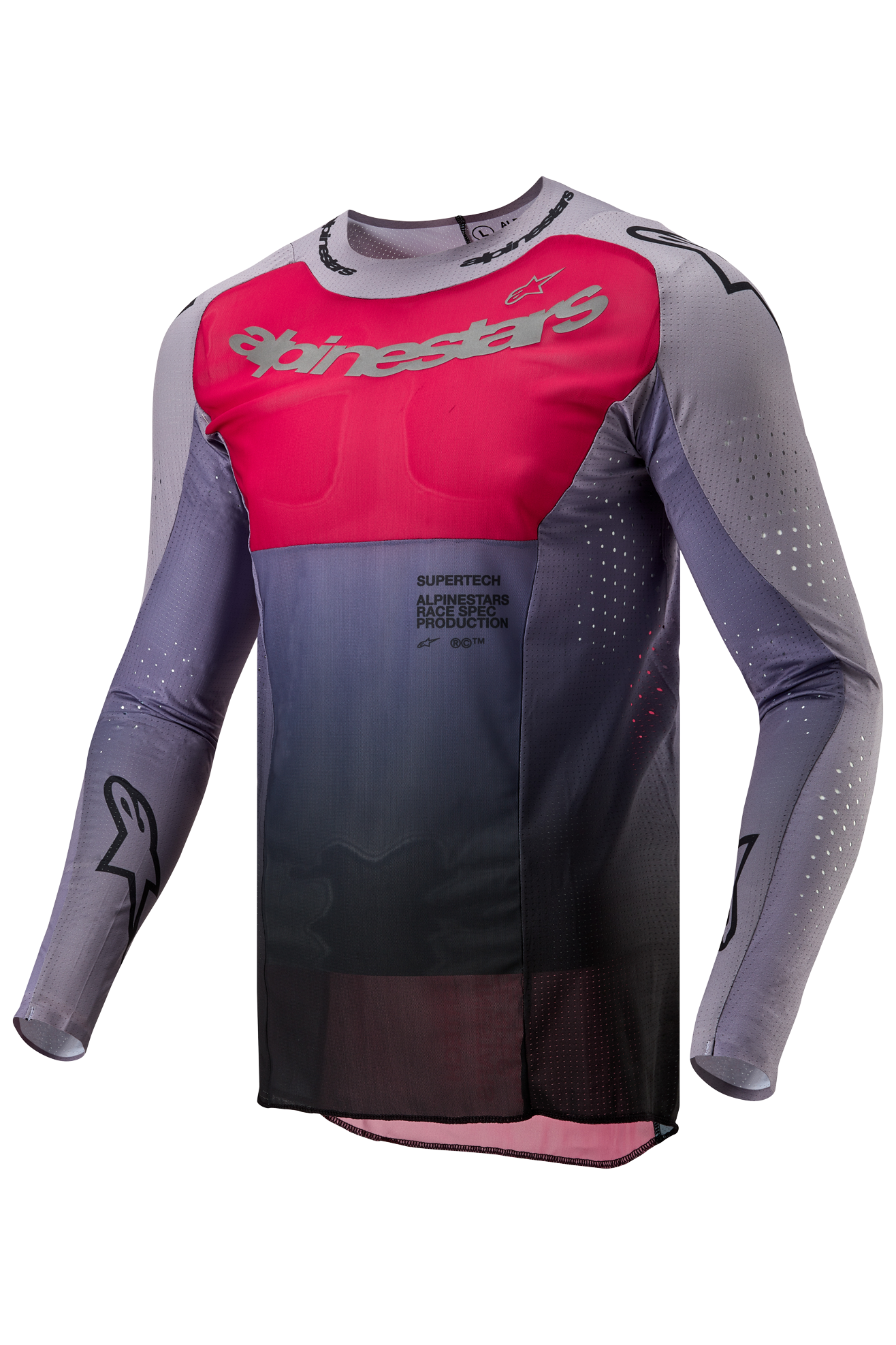 Alpinestars Camiseta de Cross  Supertech Dade Hierro-Rojo