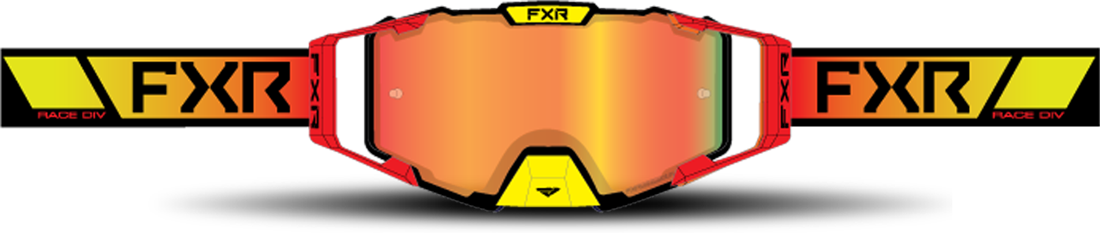 FXR Gafas de Cross  Combat Bronze Lentes HiDef/Inferno