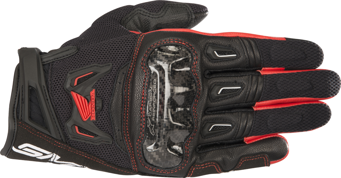 Alpinestars Guantes de Moto  SMX-2 Air Carbon V2 Negro-Rojo