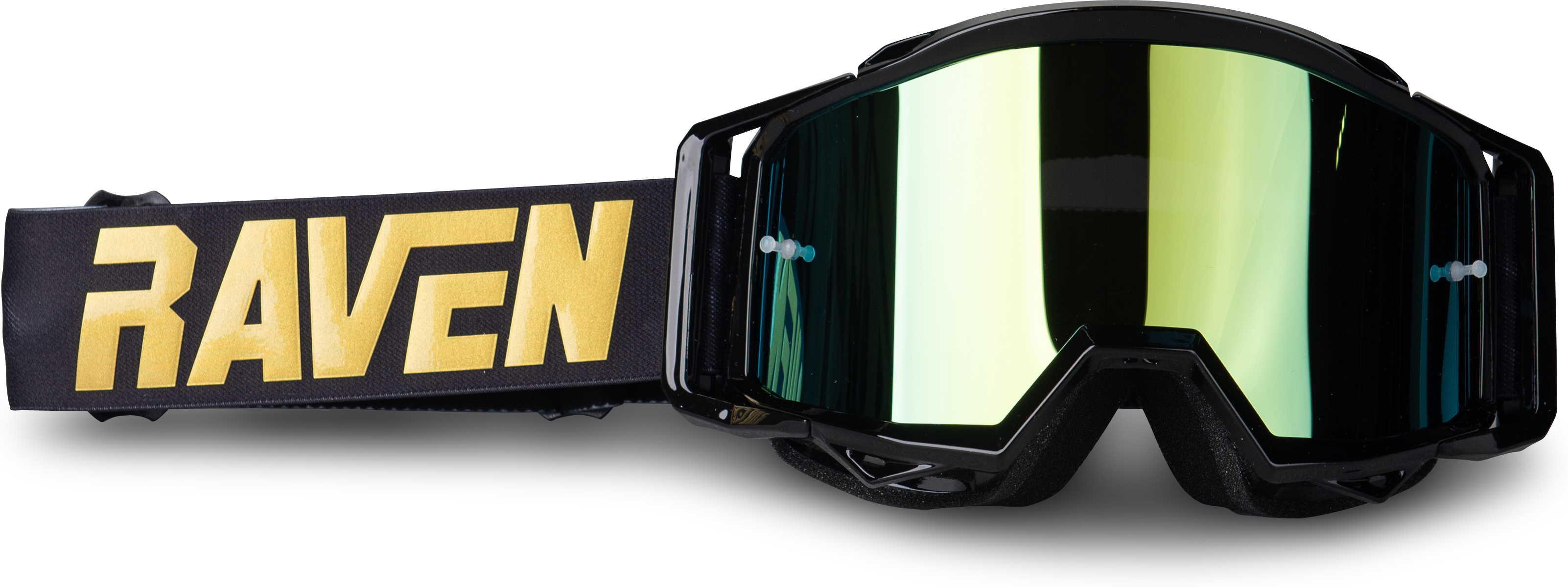 Raven Gafas de Cross  Sniper Negro-Dorado