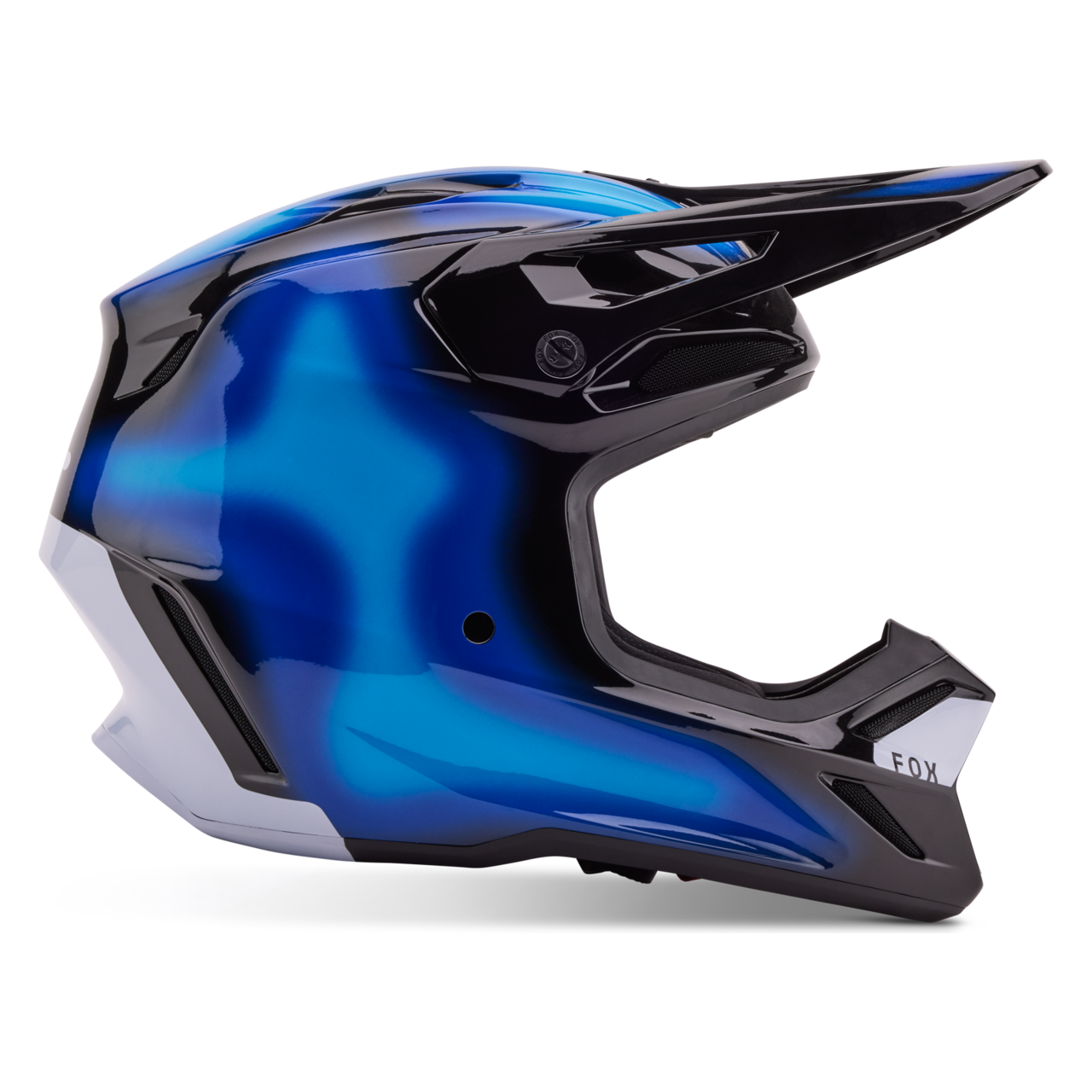 FOX Casco de Cross Niño  V3 Volatile Negro-Azul