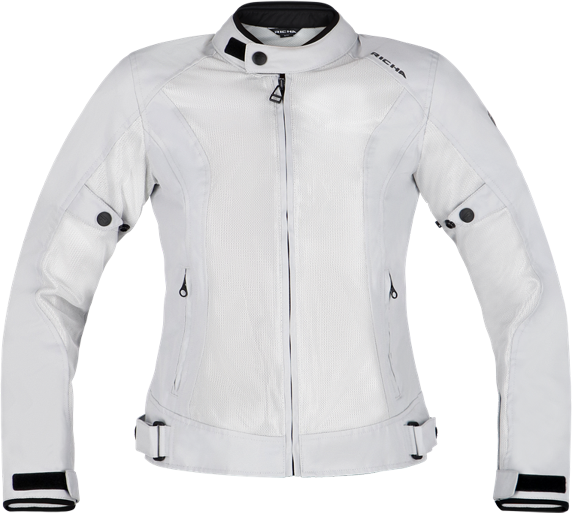 Richa Chaqueta de Moto Mujer  Airsummer Gris Claro