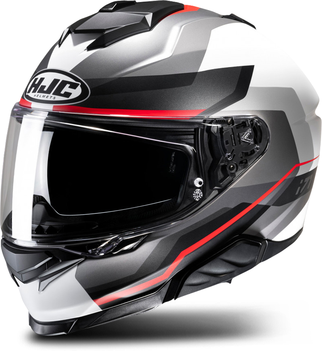 HJC Casco Integral  I71 Nior Gris-Rojo