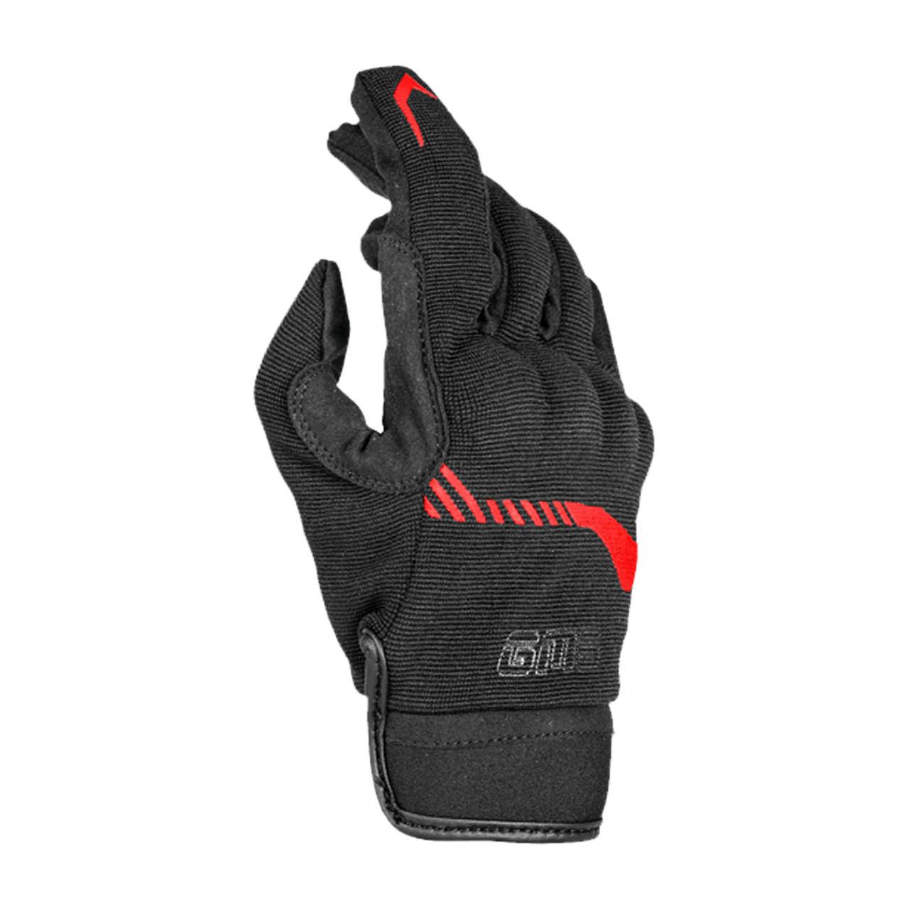 GMS Guantes de Moto  Jet-City Negro-Rojo