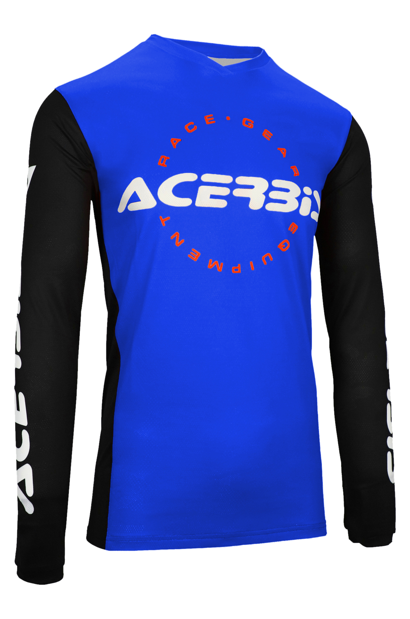 Acerbis Camiseta de Cross  J-Track Inc Azul-Negro