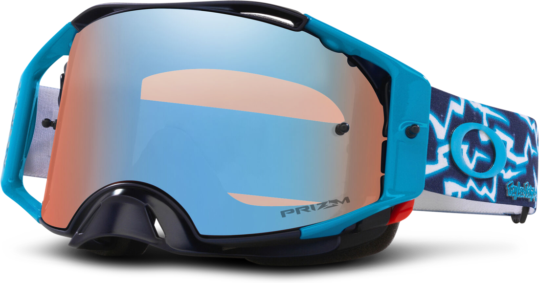 Oakley Gafas  Airbrake MX TLD Rayos Azul