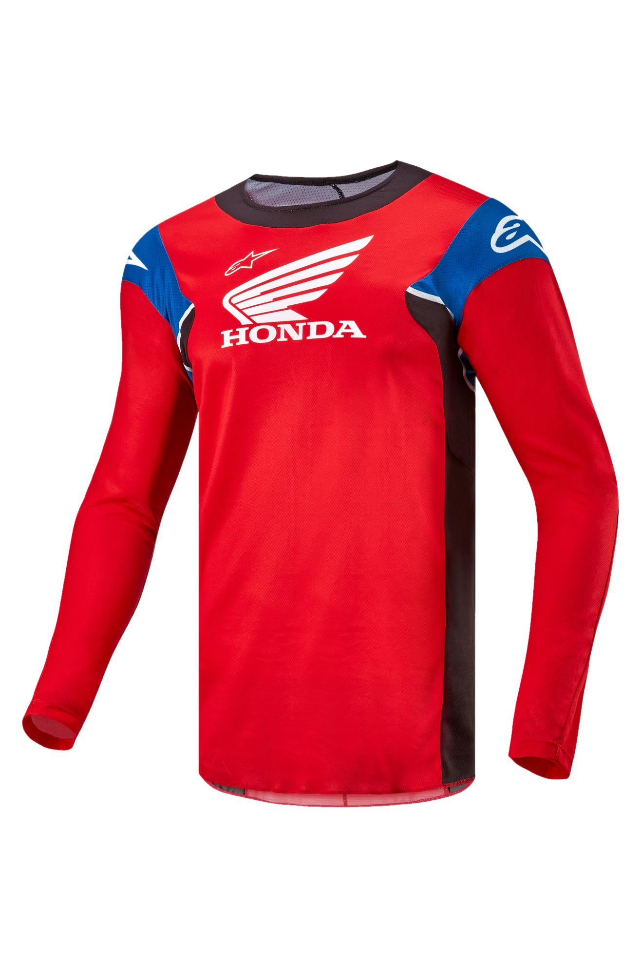 Alpinestars Camiseta de Cross  Honda Racer Iconic Rojo Intenso-Negro-Blanco