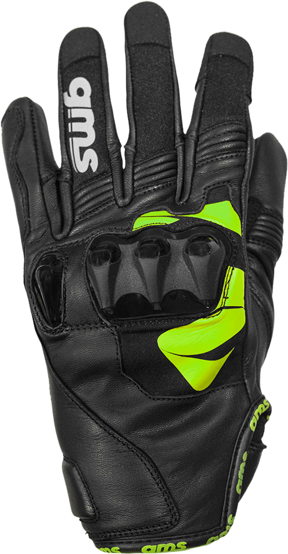 GMS Guantes de Moto  Curve Verde-Negro