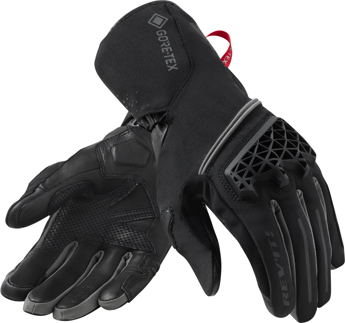 REV'IT! Guantes de Moto Contrast GTX Negro-Gris