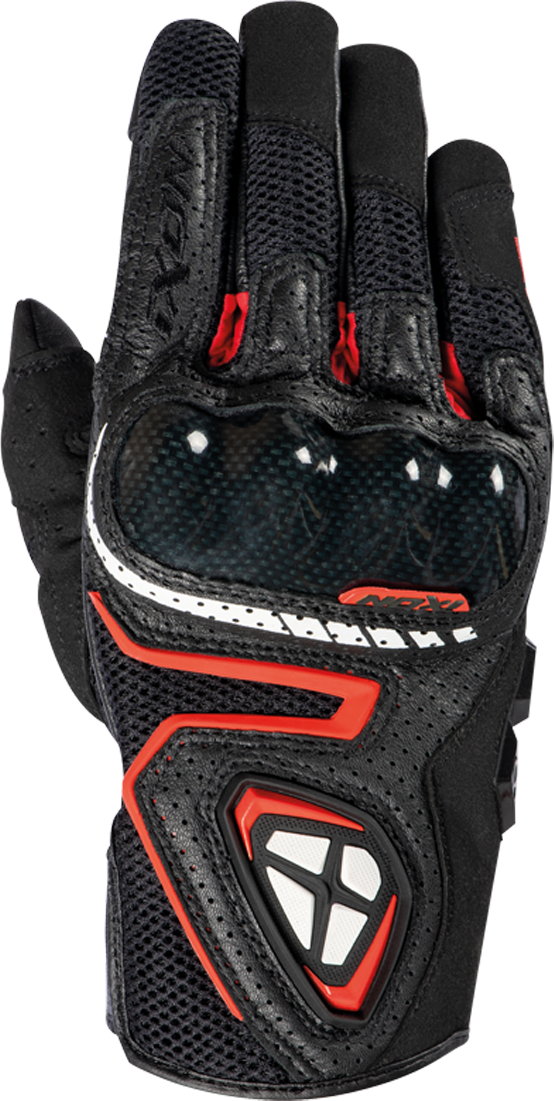 Ixon Guantes de Moto  RS5 Air Negro-Rojo