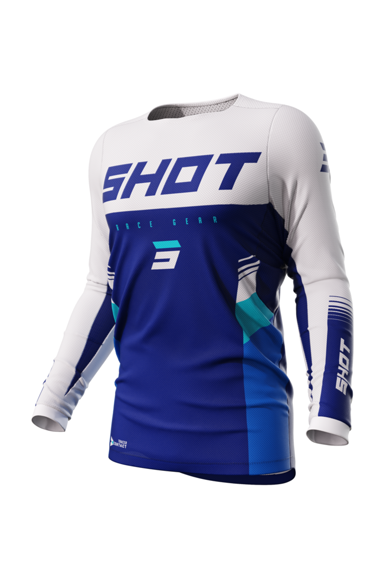 Shot Race Gear Camiseta de Cross Shot Tracer Azul