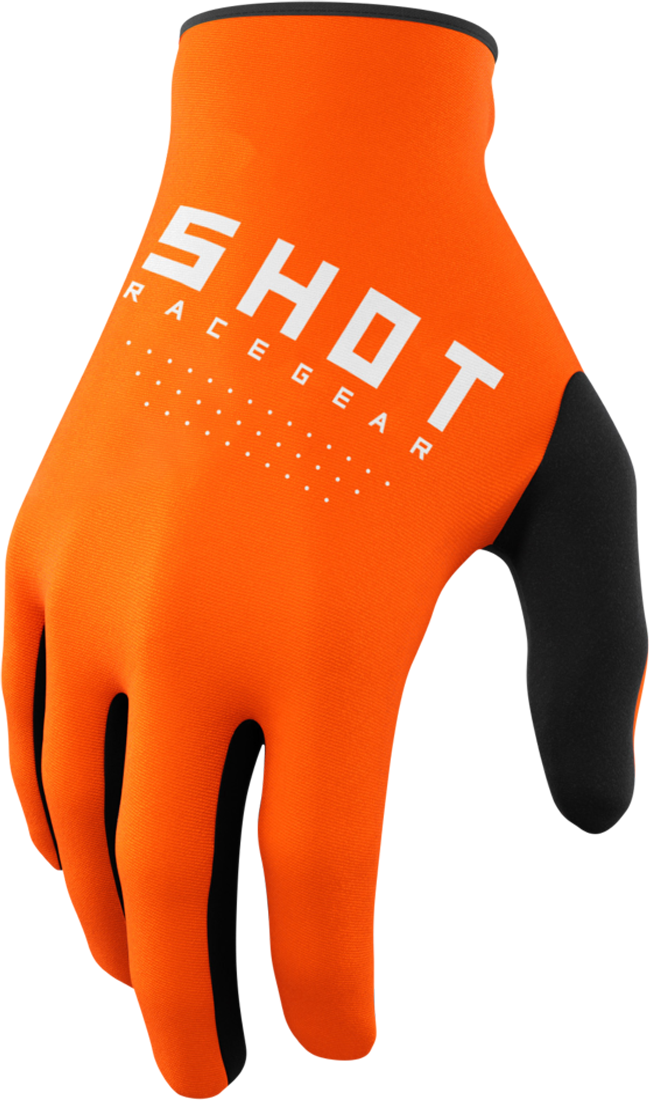 Shot Race Gear Guantes de Cross Shot Naranja