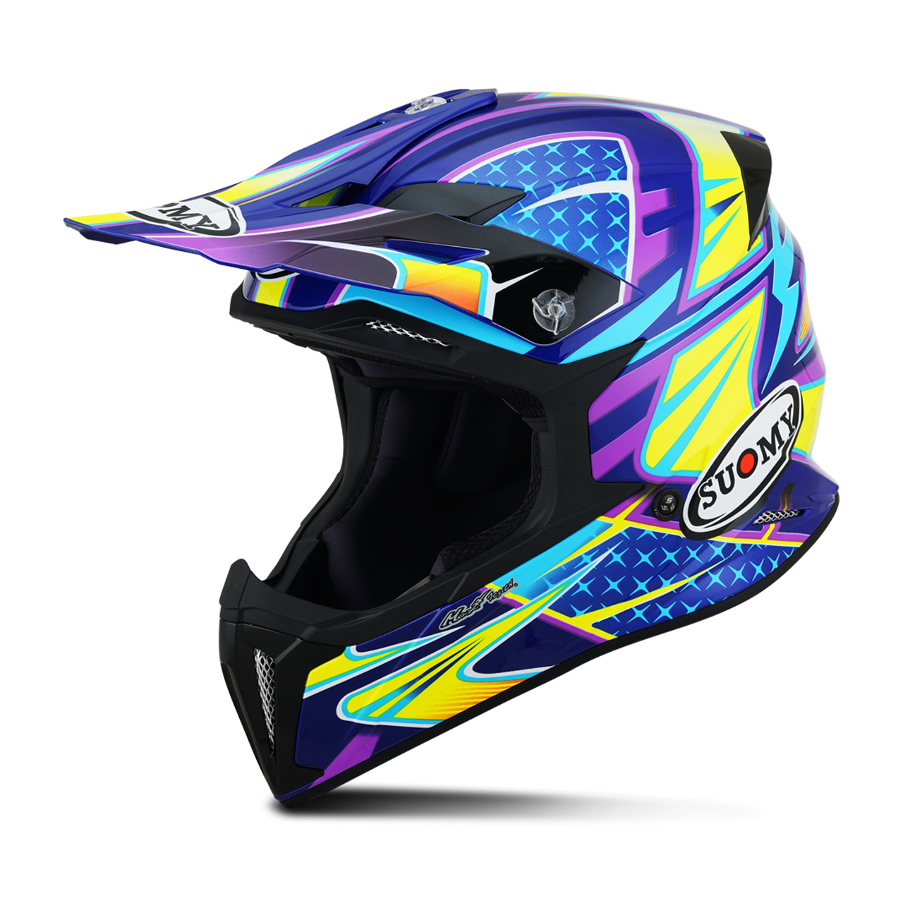 Suomy Casco de Cross  X-Wing Dual Azul claro-Rosa